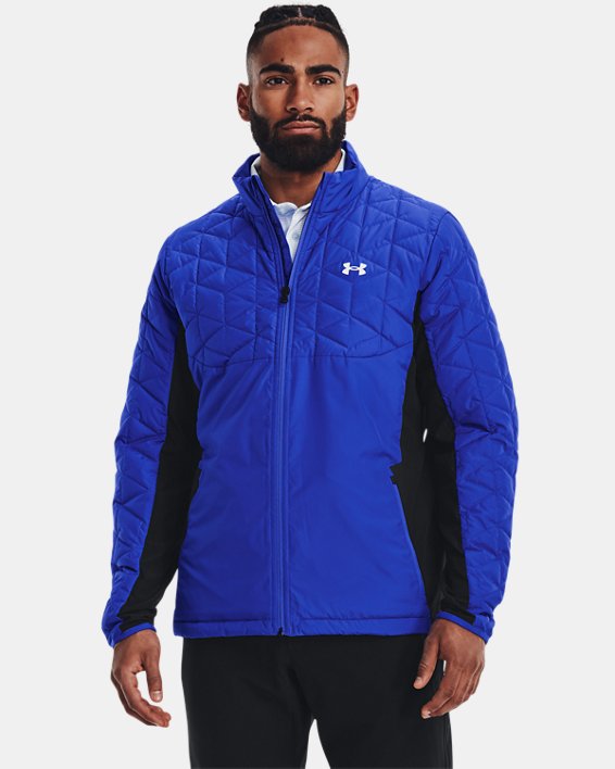 Men's UA Storm ColdGear® Reactor Golf Hybrid Jacket, Blue, pdpMainDesktop image number 0